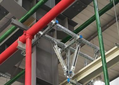 沁县该抗震支架的整体式支吊架结构协调性好